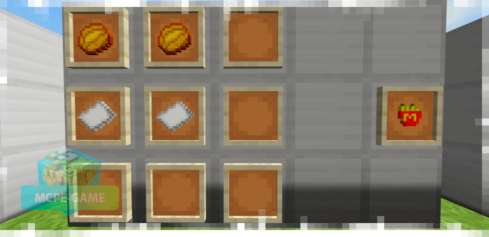 Recipe for Kraft Fries from the McDonalds Food mod in Minecraft PE