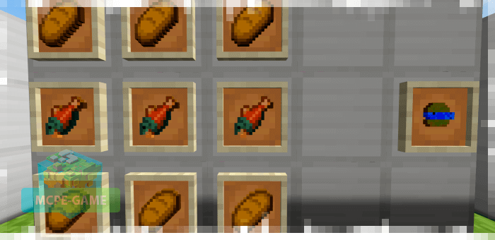Recipe for crafting Filet of Fish from the McDonalds Food mod in Minecraft PE
