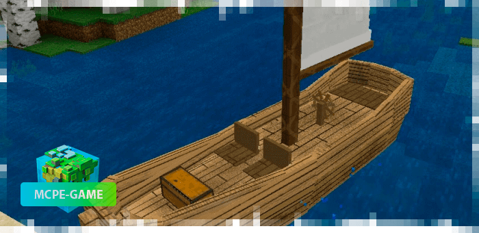 Small Sailboat in Minecraft PE