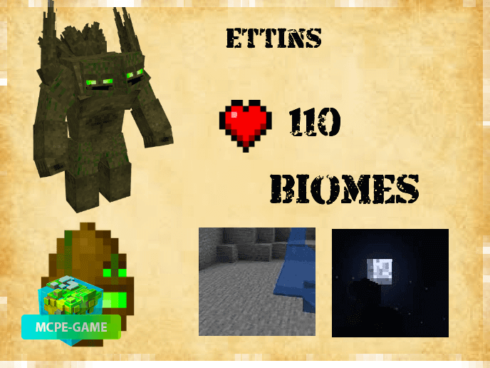 Ettin from the Pocket Mythology mod on Minecraft PE