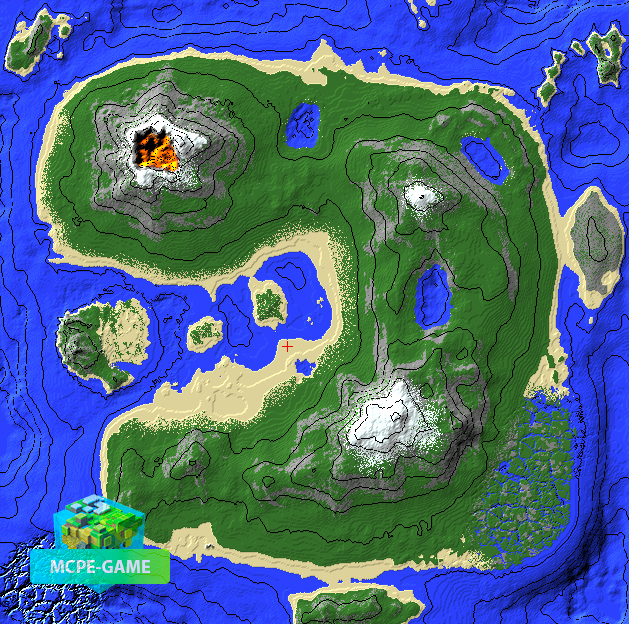 Карта скайблок где много островов