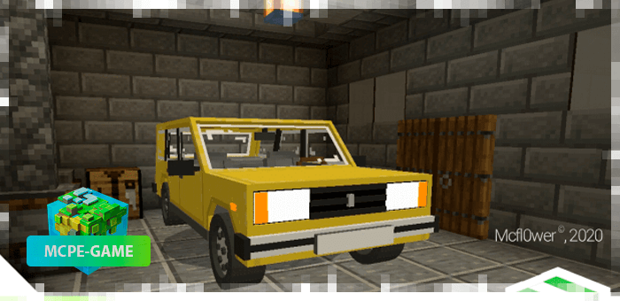 Car VAZ 2104 in Minecraft PE