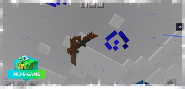 Eagle from the BirdsPlus bird mod on Minecraft PE