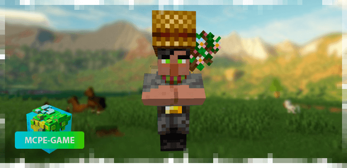 The Gardener from the Farming mod in Minecraft PE