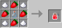 Recipe for Kraft Strawberry Jam from the Bum Crops farming mod