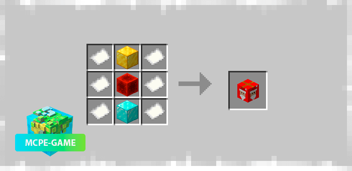 Recipe for crafting a Christmas calendar with gifts from the Christmas Calendar mod