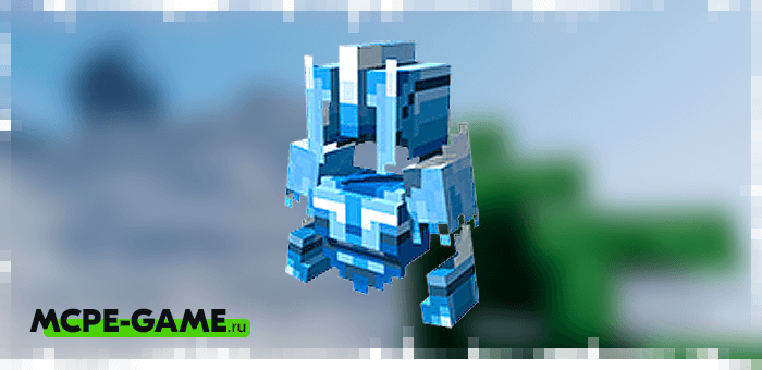 Frosted Armor from The Frosted Expansion Pack in Minecraft PE