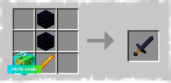 obsidian weapons minecraft