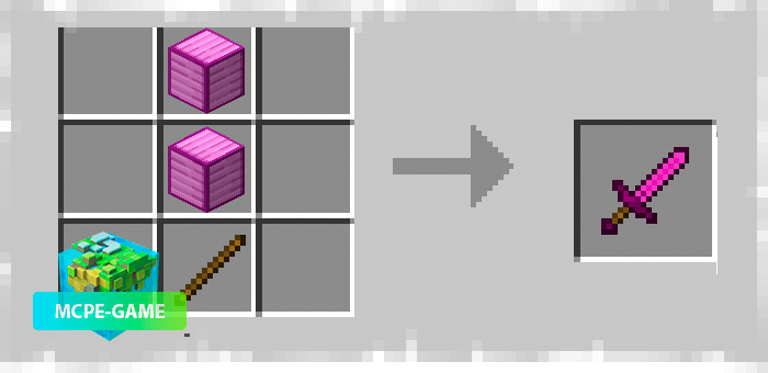 The sword from the diamond block of infinity