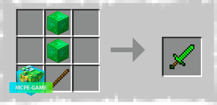 The sword of emerald blocks