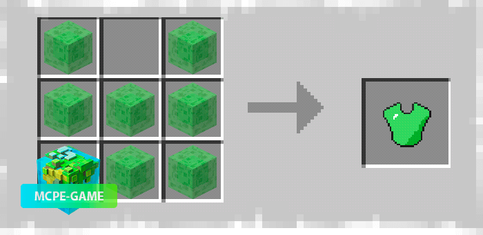 Armor made of slime blocks