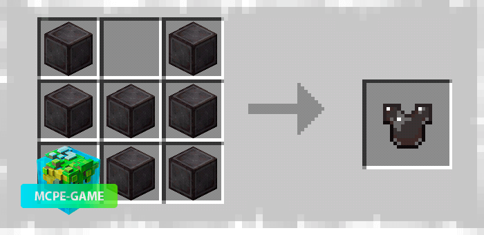 Armor made of neserite blocks