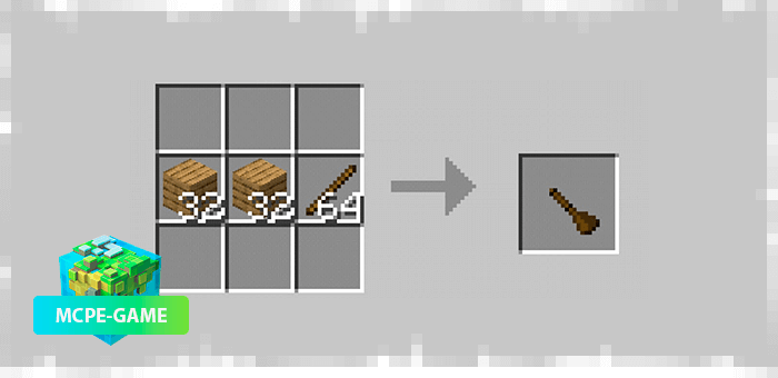 Recipe for the musket part from Nether Ores mod for Minecraft PE