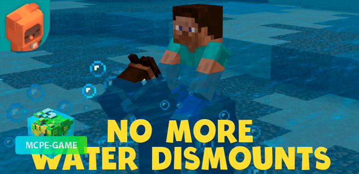 No More Water Dismounts — Мод на передвижение по воде на лошади