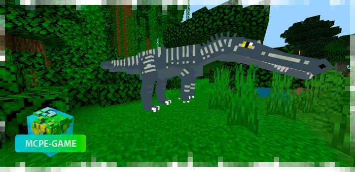 Barionix from the dinosaur mod Project Spinosaurid for Minecraft PE
