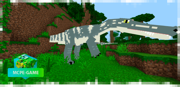 Zuhomim from the dinosaur mod Project Spinosaurid for Minecraft PE