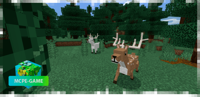 Reindeer from the World Animals mod