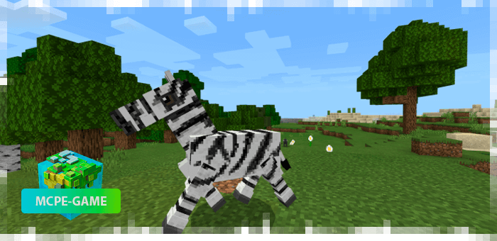Zebras from the World Animals mod