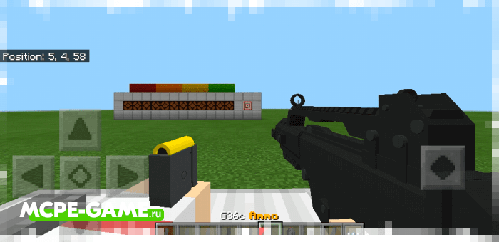 G36c из мода на огнестрельное оружие BlockOps для Майнкрафт
