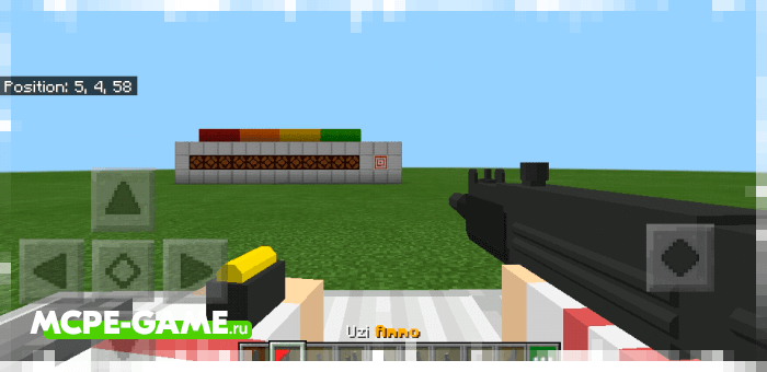 UZI from the BlockOps firearms mod for Minecraft