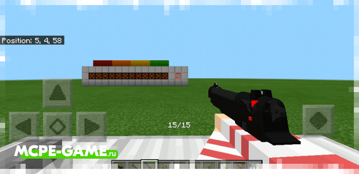 Beretta M9 from the BlockOps firearms mod for Minecraft