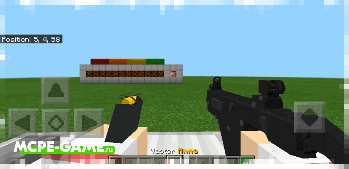 Vector из мода на огнестрельное оружие BlockOps для Майнкрафт