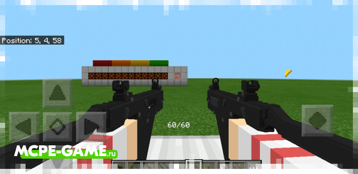 Двуручный Vector из мода на огнестрельное оружие BlockOps для Майнкрафт