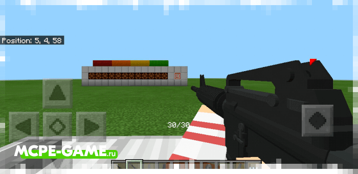 M4a1 from the BlockOps firearms mod for Minecraft