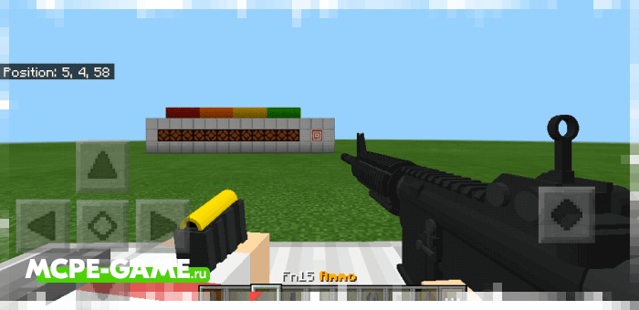 Fn15 from the BlockOps firearms mod for Minecraft