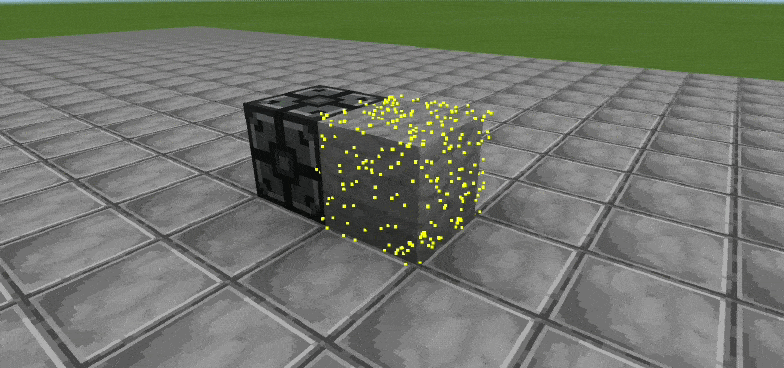 Destroying Block from the Conveyor Craft mod for Minecraft PE