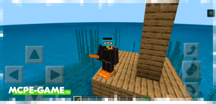 A complete set of diving items from the Diving Tools mod on Minecraft PE
