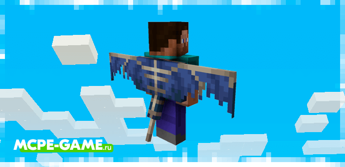 Phantom Wings from the Elytra Models mod for Minecraft