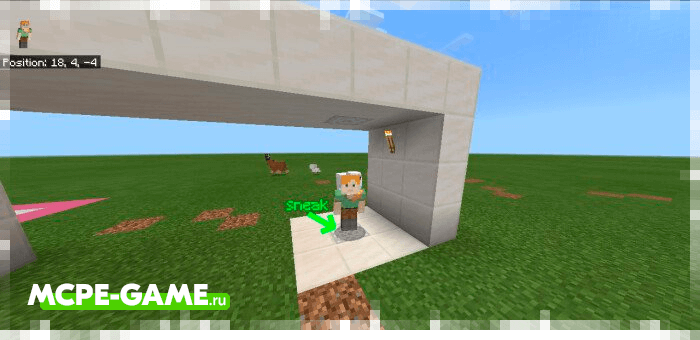 How EnderBlock Elevator mod works in Minecraft PE