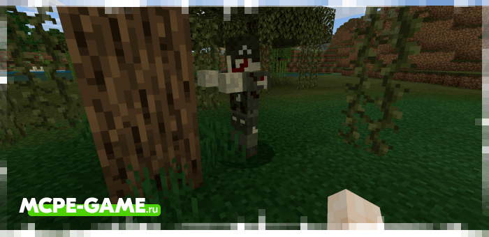 Military Zombie from the Improved Zombies mod in Minecraft PE