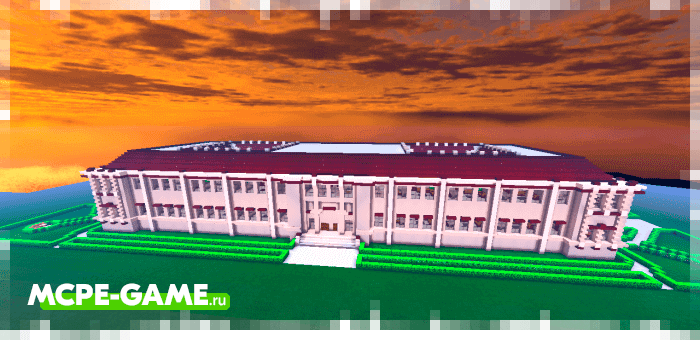 The President's Palace from the Instant Houses mod in Minecraft