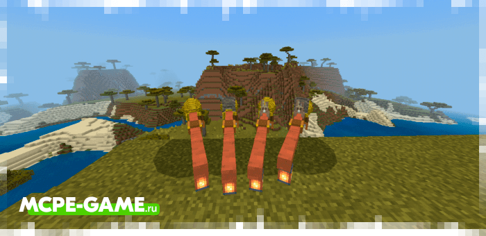 Magic Acacia Broomstick from the Magical Broomstick mod for Minecraft