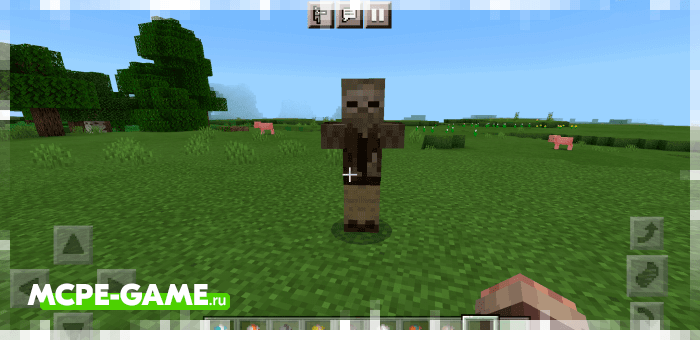 Caveman Zombie from the More Zombies mod in Minecraft