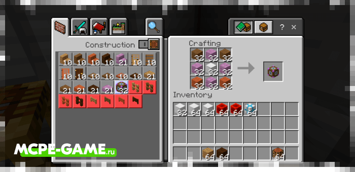 Cyber Workbench Crafting Recipe from the Robotic Revolution in Minecraft PE