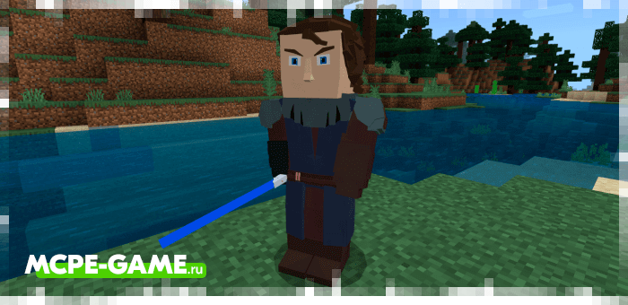 Anakin Skywalker from the Minecraft mod The Clone Wars