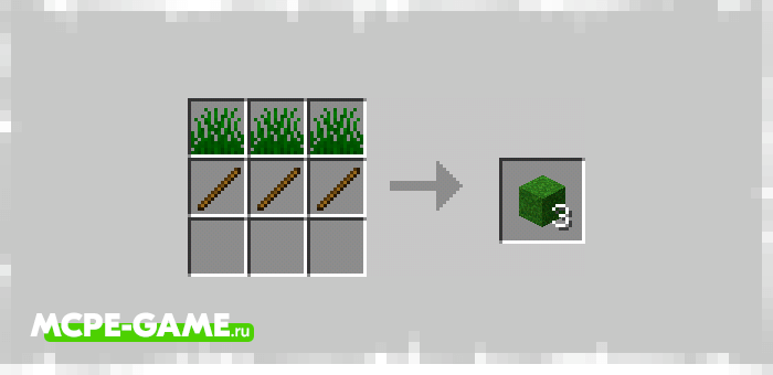 Crafting a Pseudo Weed Trap from the Vanilla Traps mod in Minecraft PE