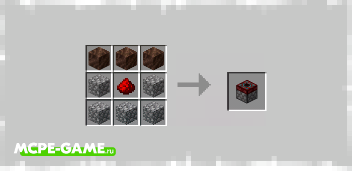 Crafting the Soul Fire Trap from the Vanilla Traps mod in Minecraft PE