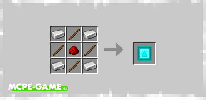 Crafting the Spiked Trap from the Vanilla Traps mod in Minecraft PE