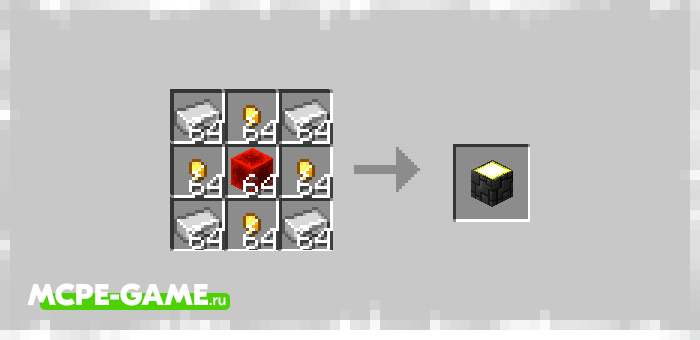 Crafting the Electric Trap from the Vanilla Traps mod in Minecraft PE