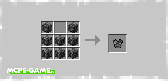 Recipe for crafting a bib in Minecraft from the Bedrock Tools And Armor mod
