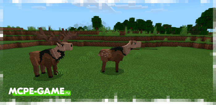 Megaloceros from the Cenozoic Reborn mod for Minecraft