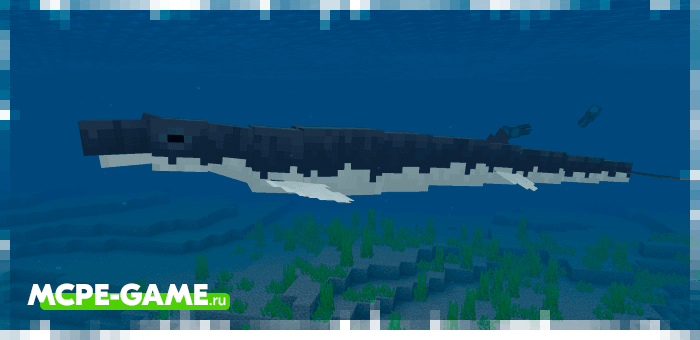 Basilosaurus from the Cenozoic Reborn mod for Minecraft