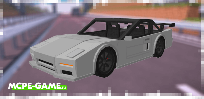 Honda NSX from the JDM Legacy Car Pack mod in Minecraft