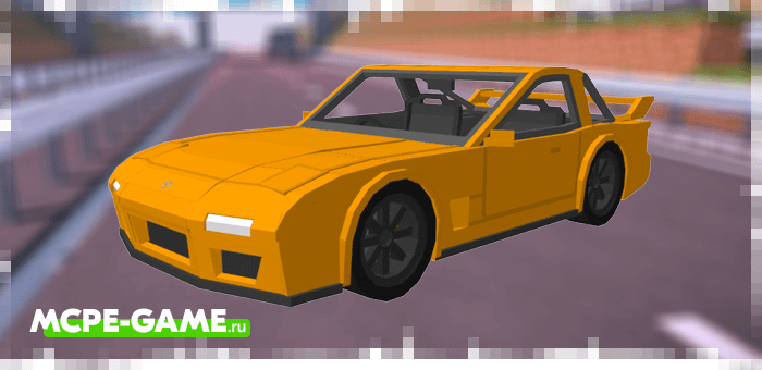 Mazda RX7FD from the JDM Legacy Car Pack mod in Minecraft