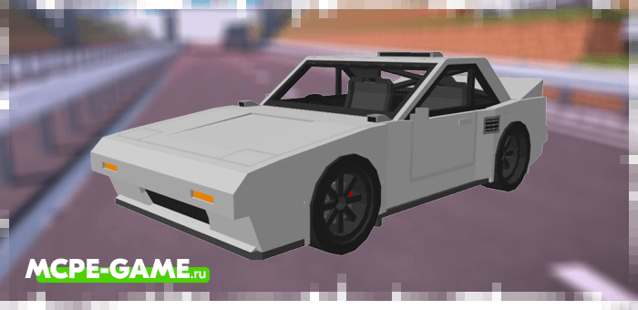 Toyota MR2 AW11 Mod from the JDM Legacy Car Pack mod for Minecraft