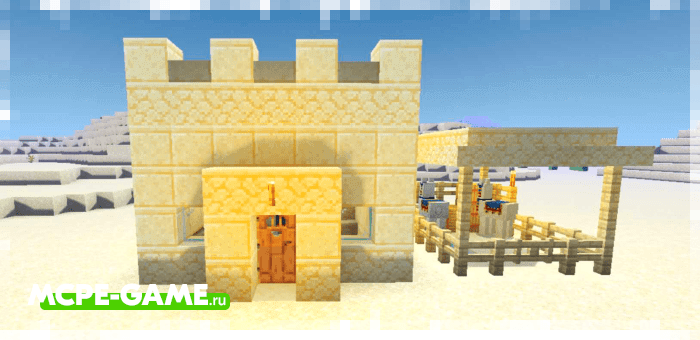 Новые постройки и дома из мода Just Structure для Minecraft